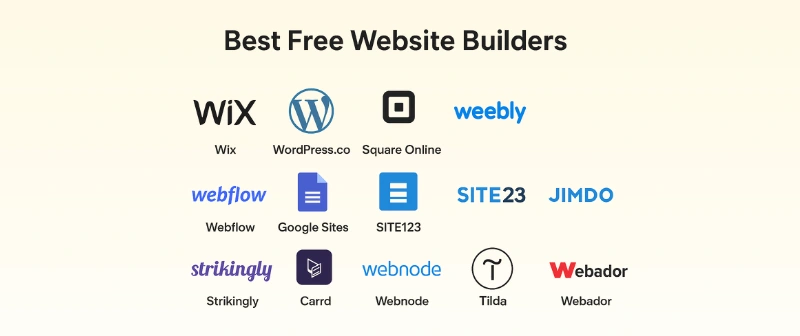 Free Website Builders